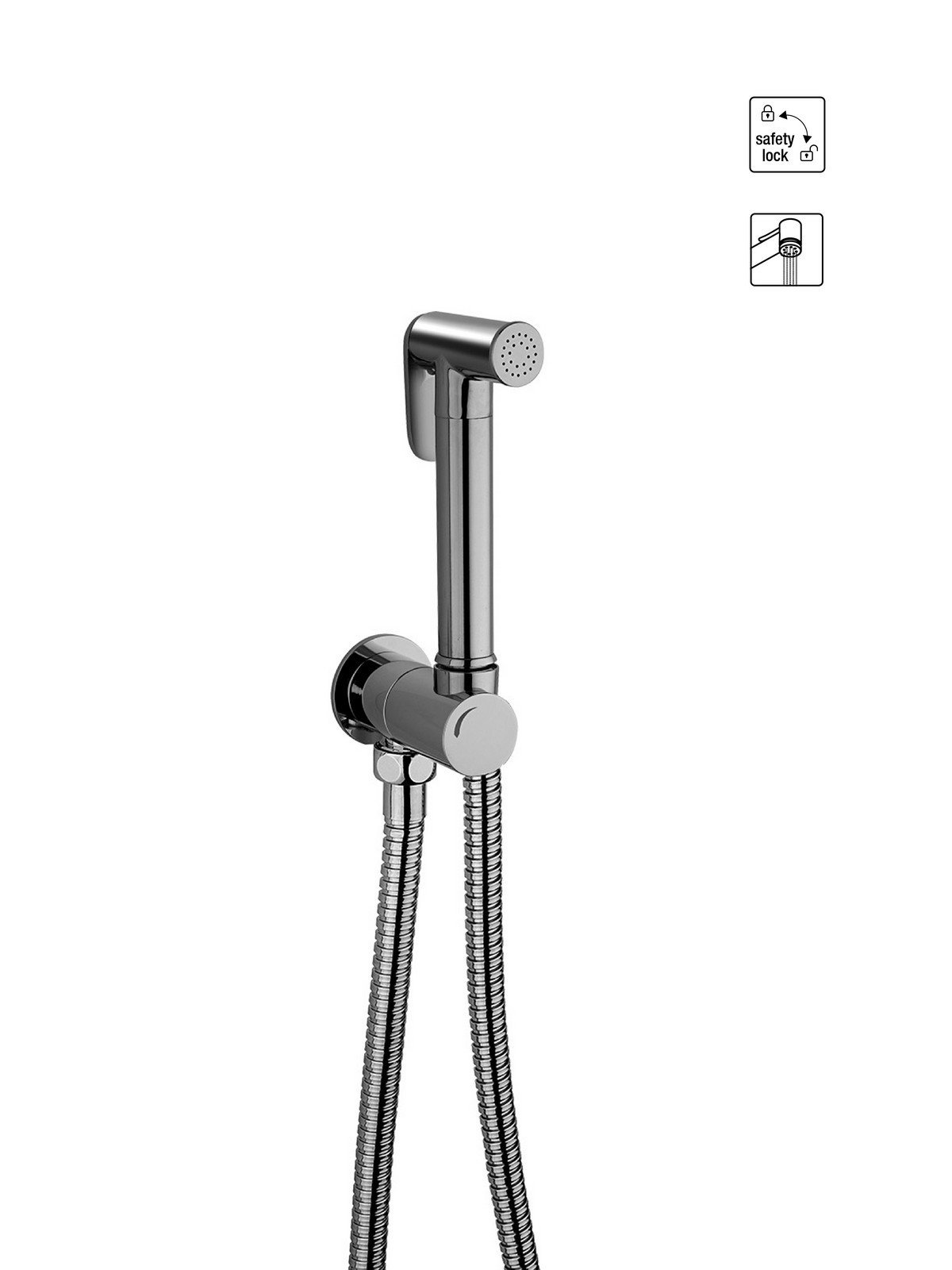Wasser Spray Handbrause Doppel Klick mit Doppelagraffe Schlauch