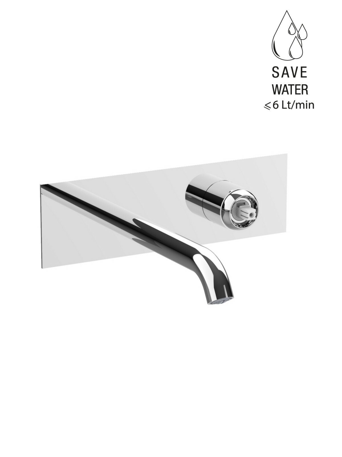 Endmontage Set Up-Waschtischmischer ohne Abfluss