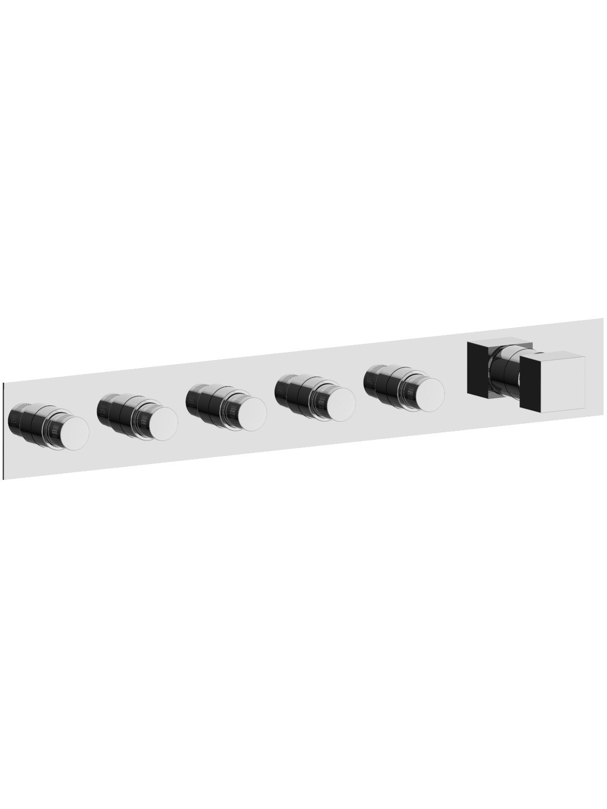 Endmontage Set für mechanische 5 Wege UP-Box Druckknopf mit pro