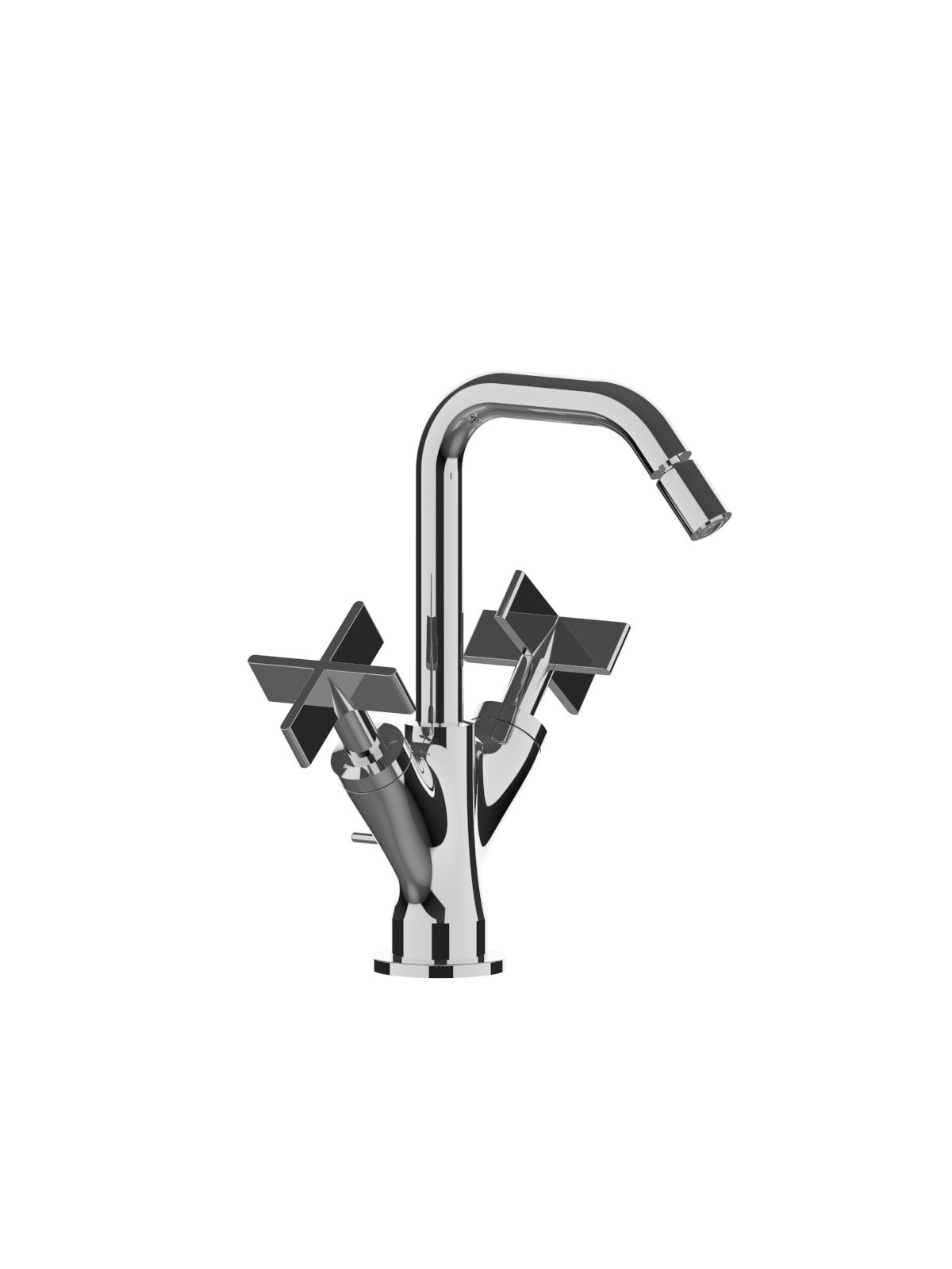 Bidet-Einlochbatterie mit 1p1/4 Abfluss
