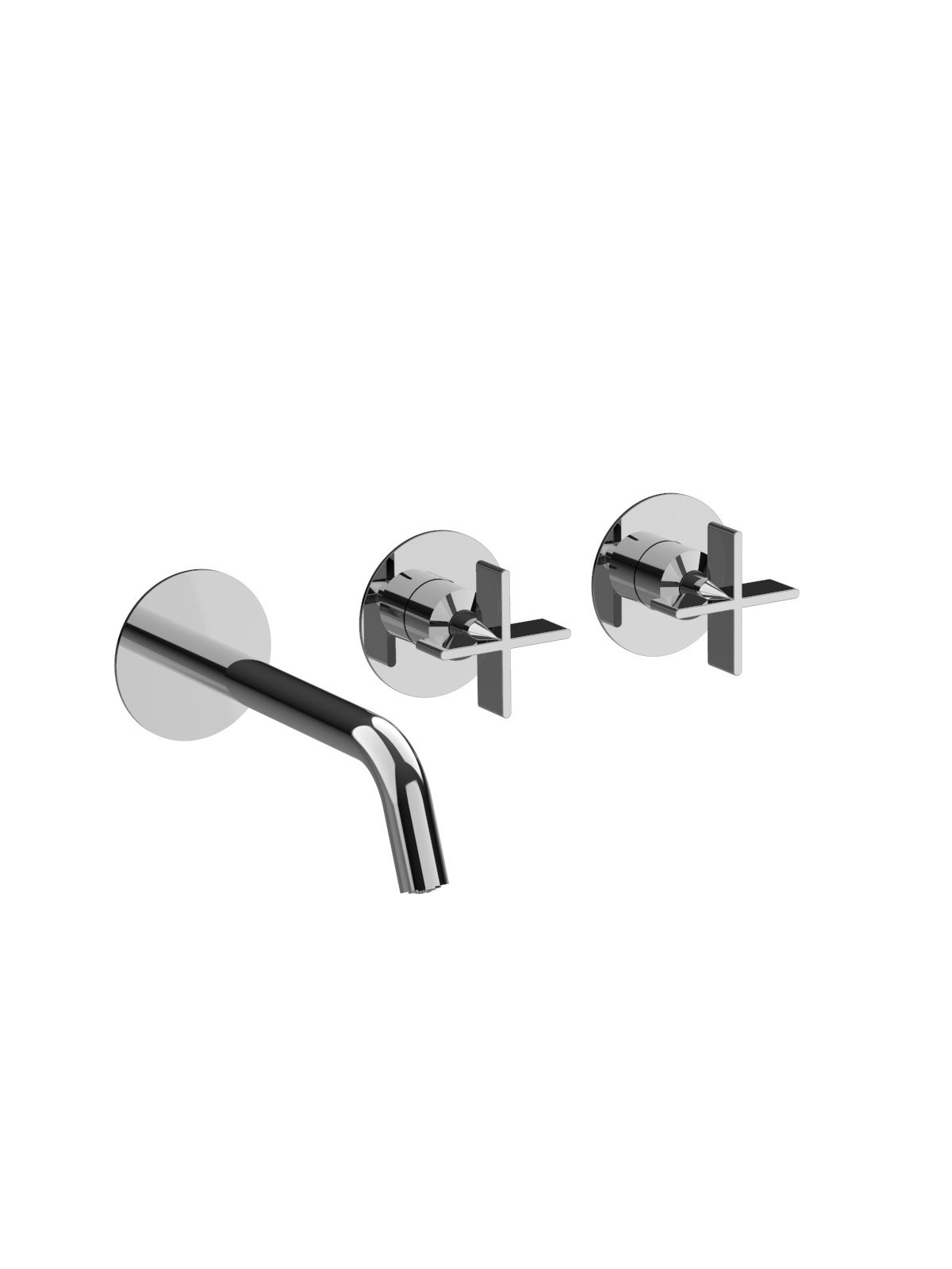 Endmontage Set UP-Mischer 2 Wege mit Umsteller mit Keramik Schei