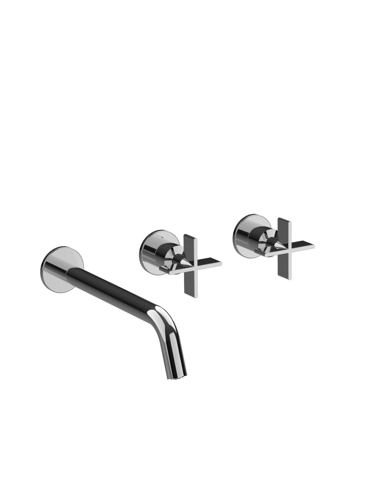 Endmontage Set UP-Mischer 3 Wege mit Umsteller mit Keramik Schei