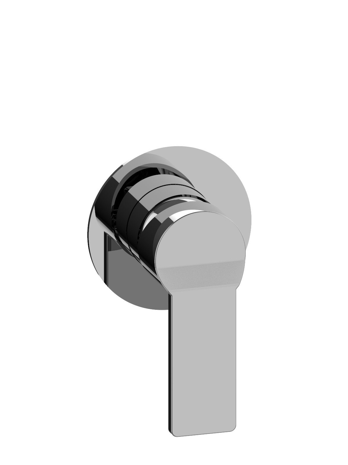 Endmontage Set UP-Mischer 1-Weg - Platte aus Messing