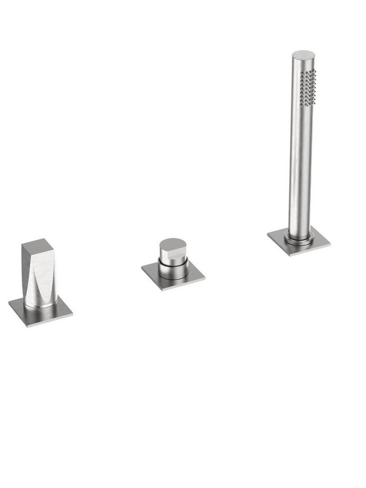 Wannenrandmontage-Mischer mit Umsteller, Handbrause