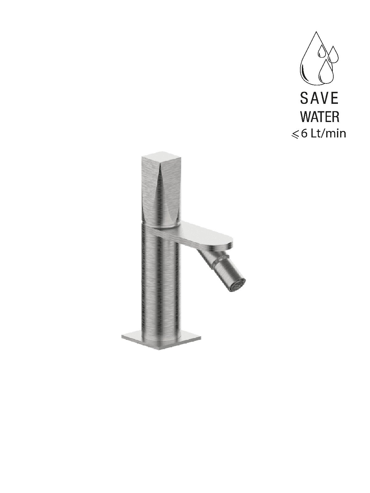 Bidetmischer ohne Abfluss