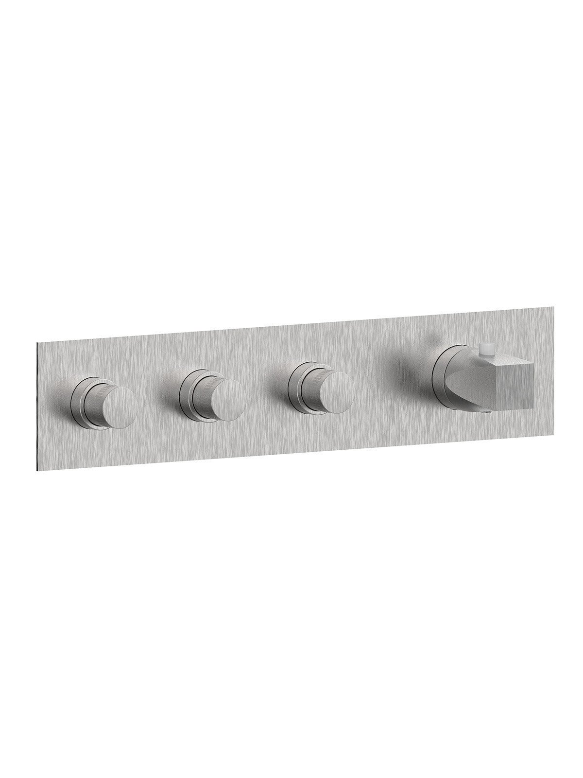 Endmontage Set UP 3 Wege Thermostat Mischer mit Druckknopf