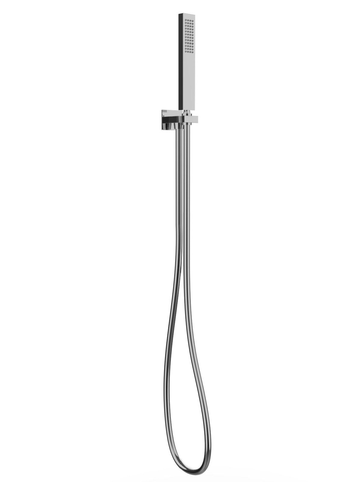 Wandanschlussbogen mit Brausehalter, Cromalux flexibel Schlauch