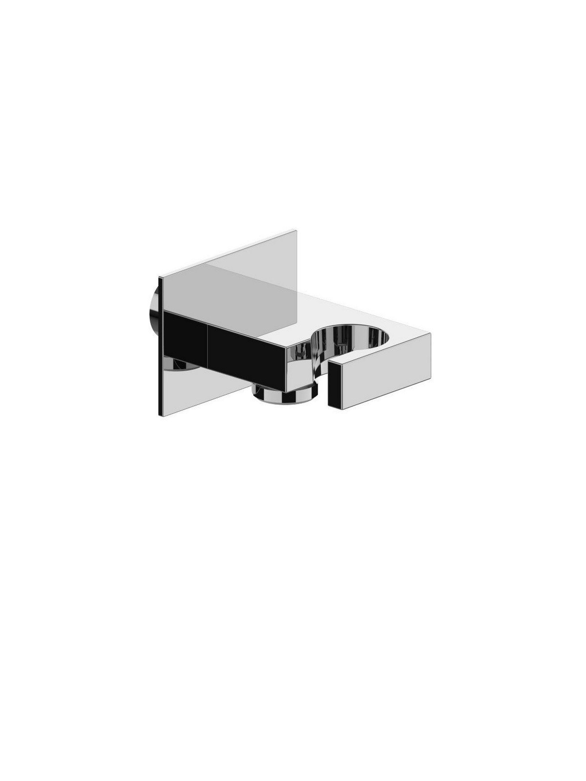 Wandanschlussbogen mit Brausehalter