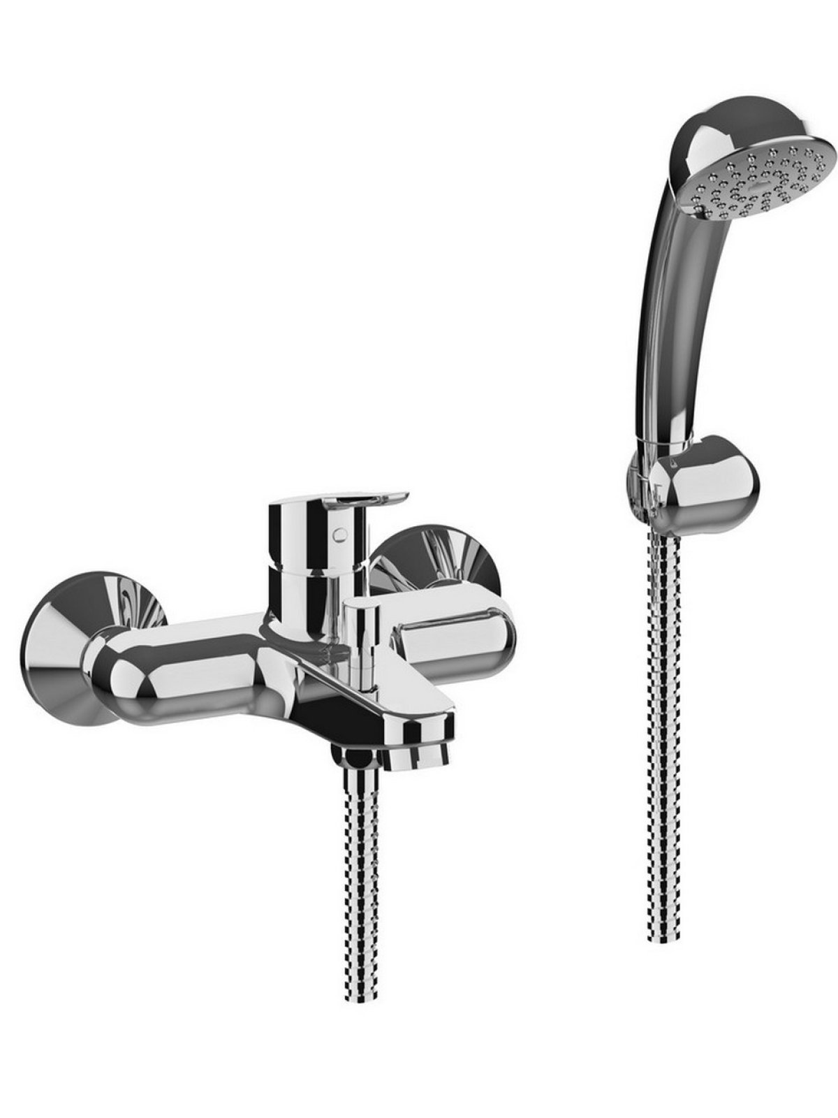 Ap-Wannenmischer mit kalkschutzer Handbrause Duplex