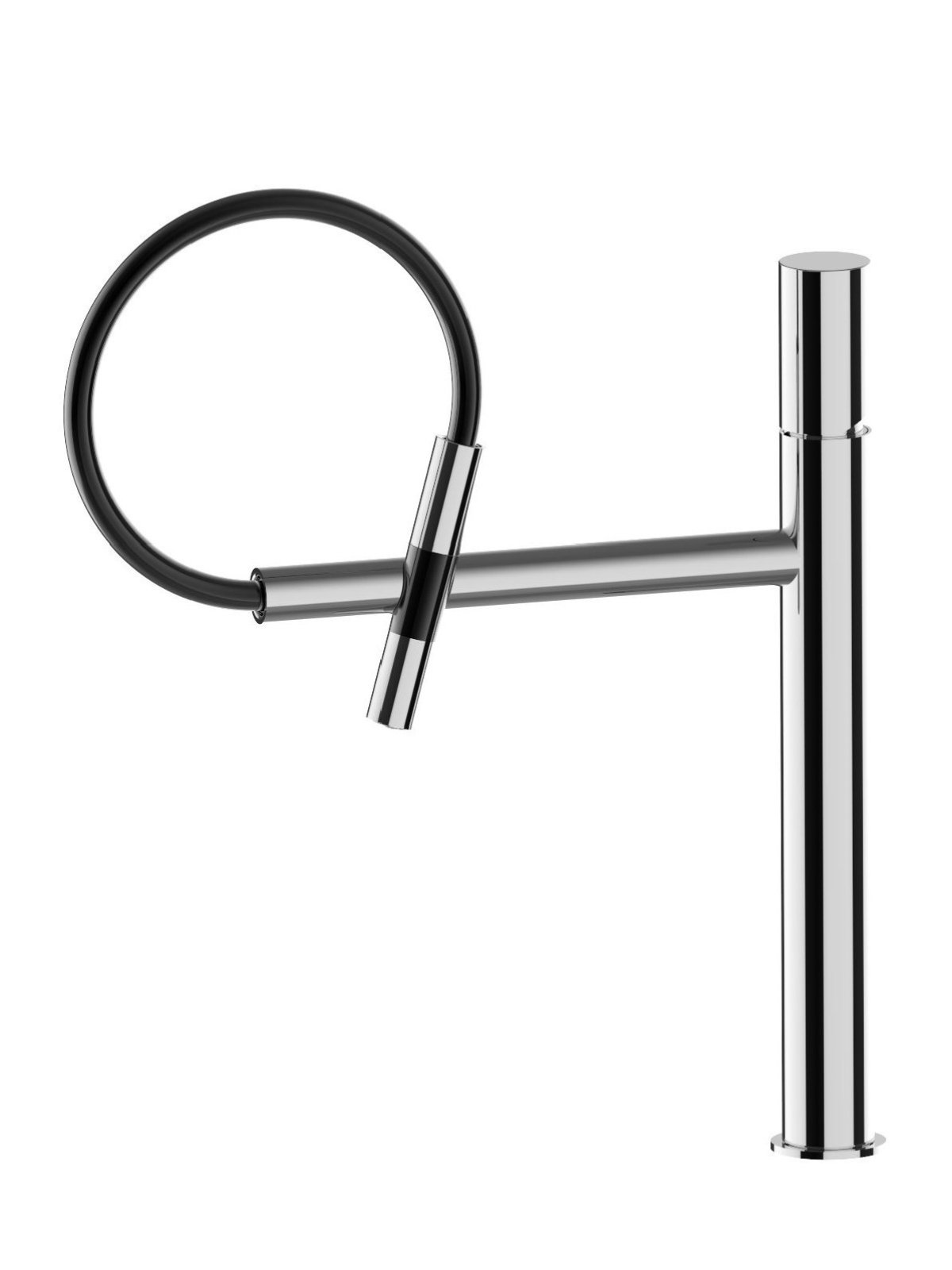 Spültischmischer mit Feder und Handbrause