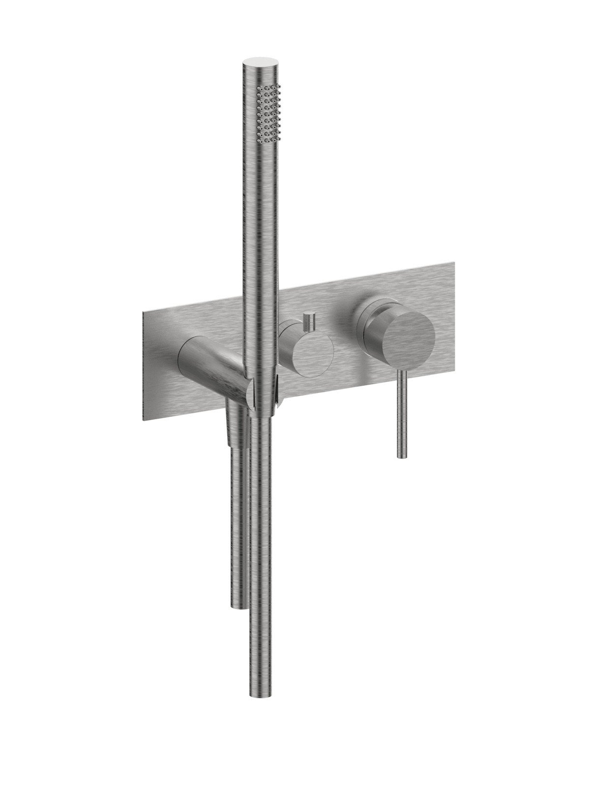 Endmontage Set UP-Mischer 2-Wege mit Umsteller mit Keramik Schei