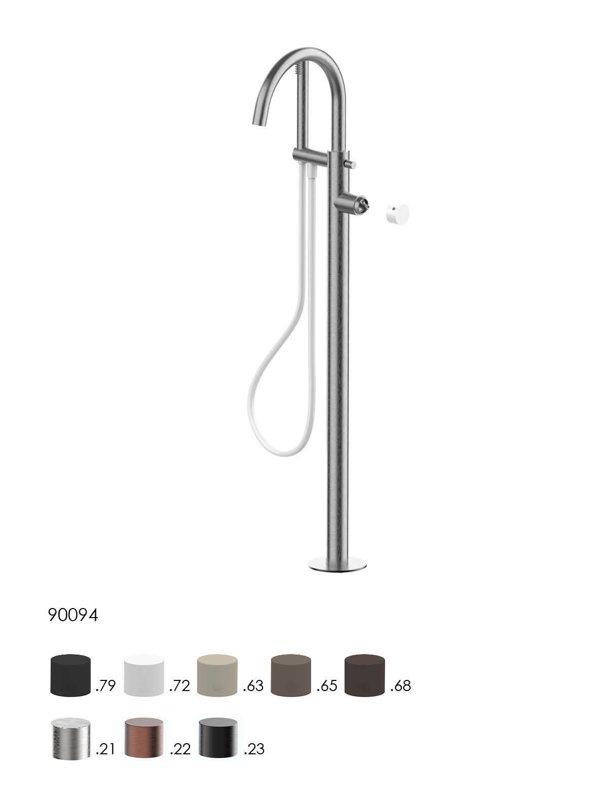 Endmontage Set Standarmatur für Freistehende Badewanne