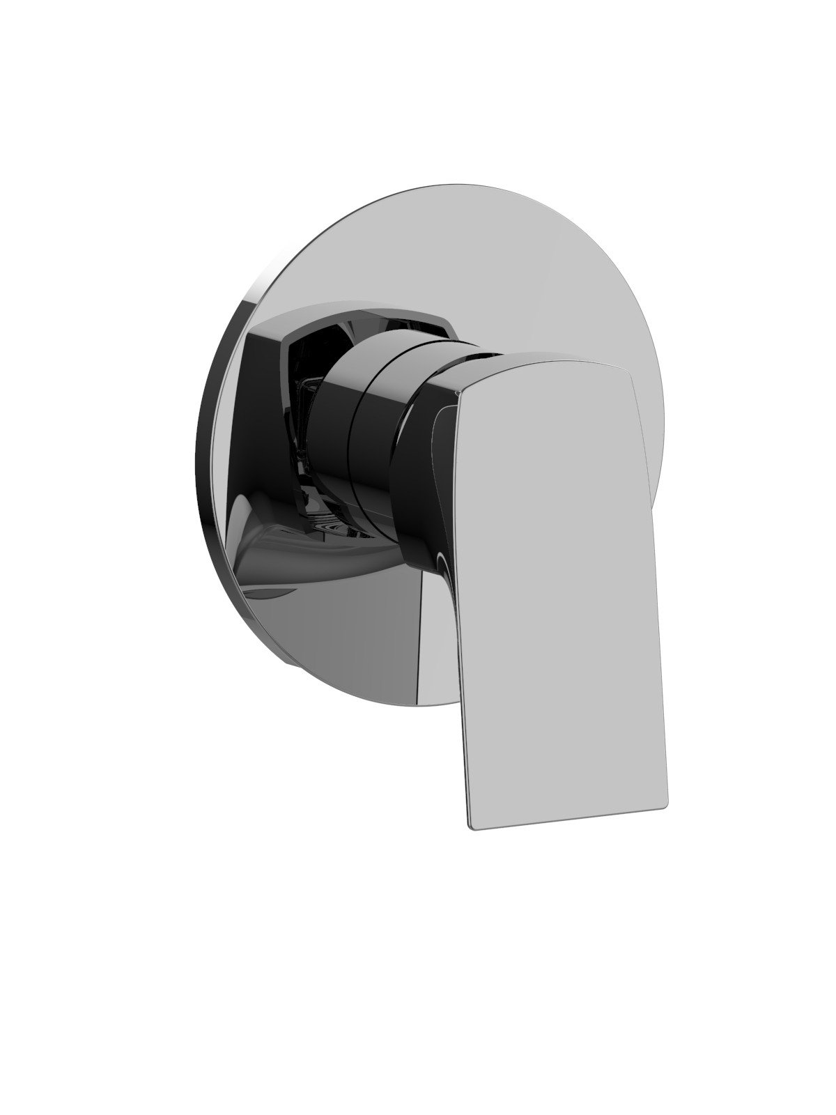 Endmontage Set UP-Mischer 1-Weg - Platte aus ABS