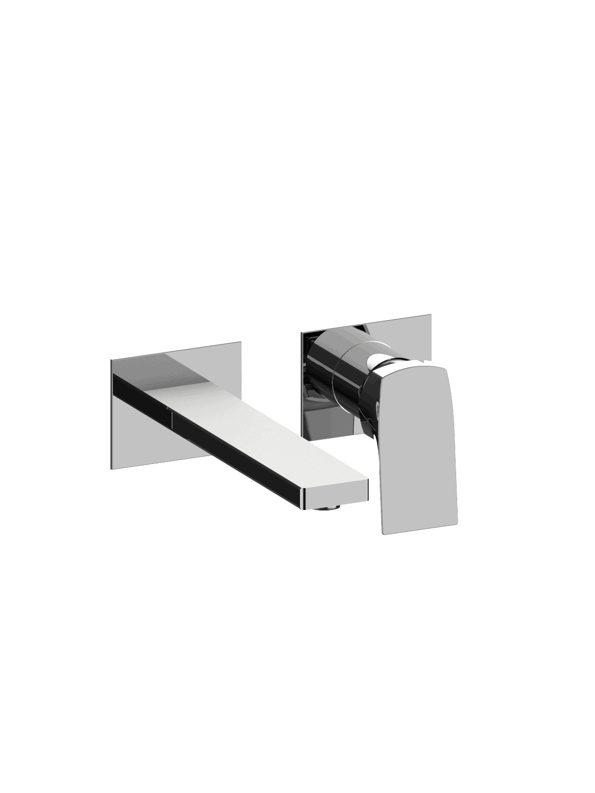 Endmontage Set Up-Waschtischmischer ohne Abfluss - Platten aus M
