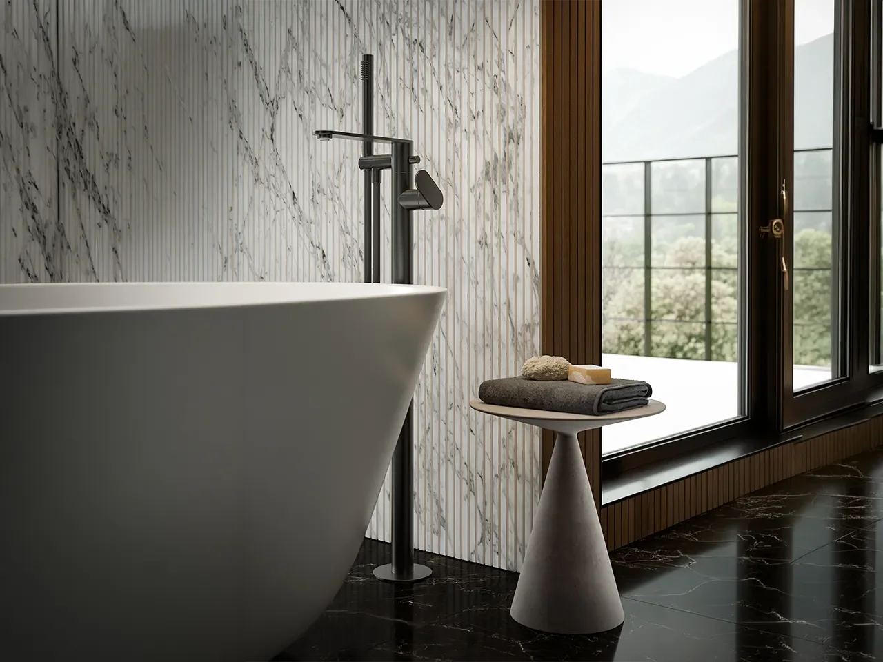 Linea, puristisches Design aus Edelstahl 316L