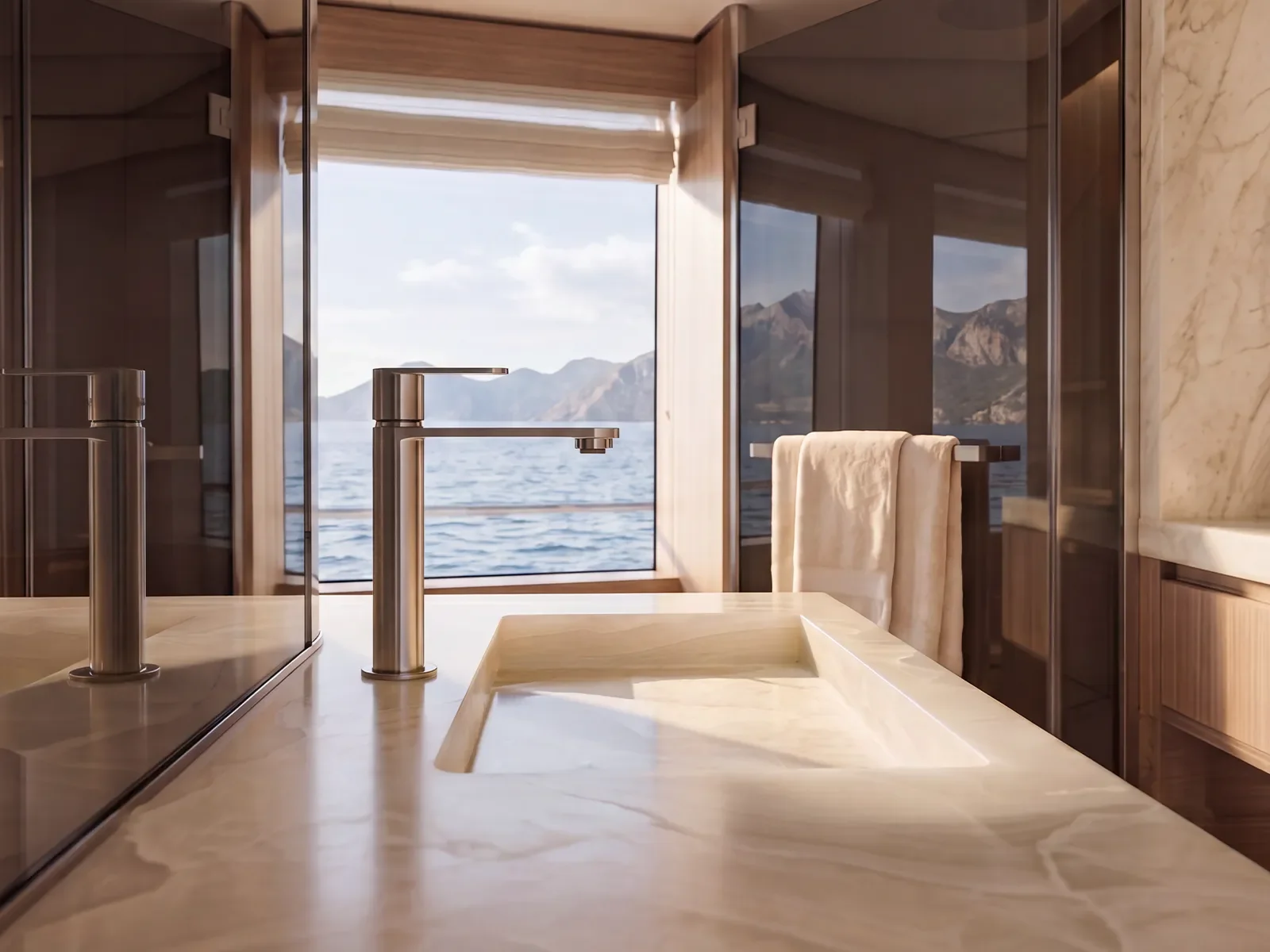 Linea, puristisches Design aus Edelstahl 316L